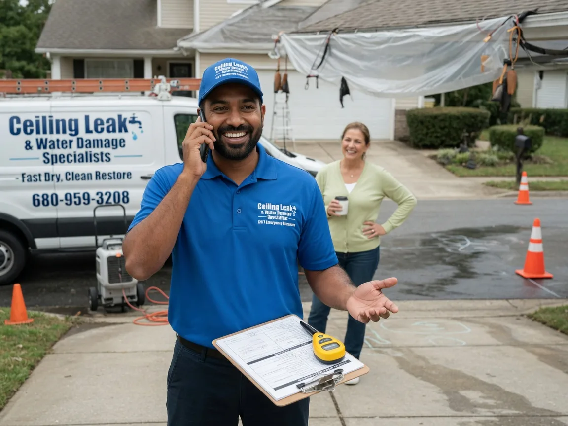 Ceiling Leak Cleanup Hampden Sydney, VA FAQs